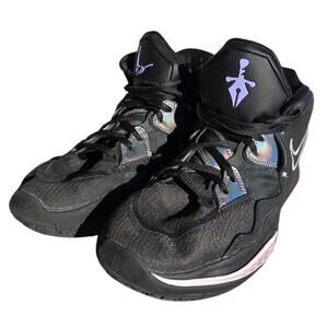 Nike Kyrie Infinity 8 Black Metallic Silver CZ0204-005 Size 6 Basketball School